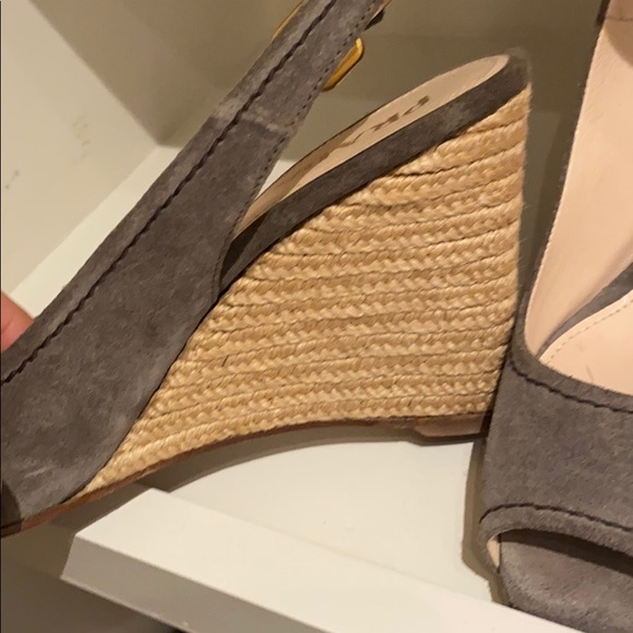 Prada wedge espadrilles 37-1/2 - Picture 2 of 5
